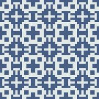 a blue and white geometric pattern vector