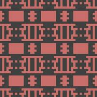 a pattern with squares and lines on a black background vector