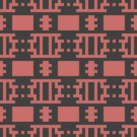 a pattern with squares and lines on a black background vector