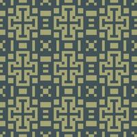a pattern with squares and squares on a dark blue background vector
