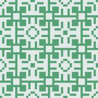 a green and white geometric pattern vector