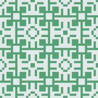 a green and white geometric pattern vector