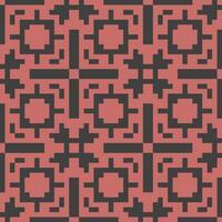 a red and black geometric pattern vector
