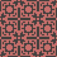 a red and black geometric pattern vector