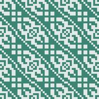 a green and white pattern with squares vector