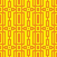 a yellow and orange geometric pattern vector