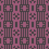 a pattern with squares and lines in purple and black vector