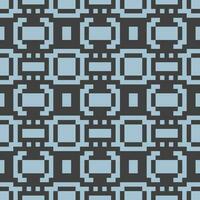 pixel square blue fabric vector