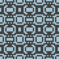 pixel square blue fabric vector