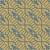 a pattern with squares in blue and yellow vector