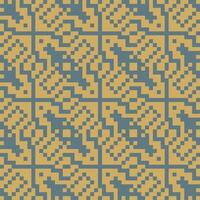 a pattern with squares in blue and yellow vector