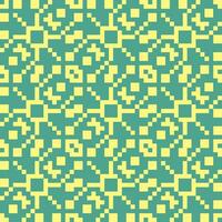 a yellow and green pattern with squares vector