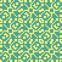 a yellow and green pattern with squares vector