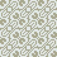 a pixelated pattern in beige and white vector