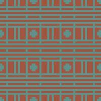a pattern with squares and lines in red and blue vector