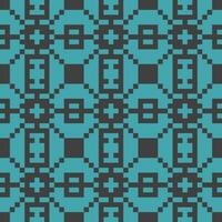 a pixel style pattern with squares and lines vector