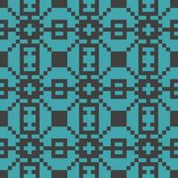 a pixel style pattern with squares and lines vector