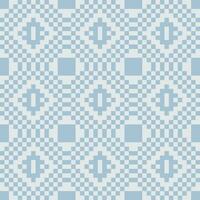 a blue and white checkered pattern vector