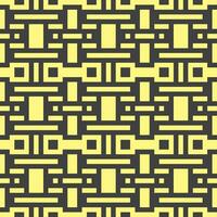 a yellow and black geometric pattern vector