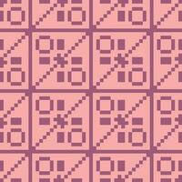 a pixel pattern with squares and squares vector