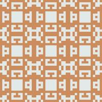 a pattern of squares on an orange background vector