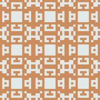 a pattern of squares on an orange background vector