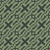 a pixelated pattern in green and black vector