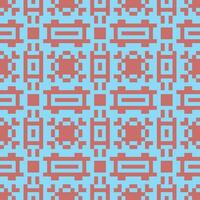 pixel art seamless pattern vector