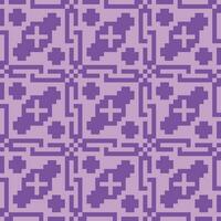 a purple and white pattern with squares vector