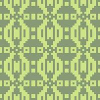 a green and yellow geometric pattern vector