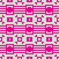 a pink and green geometric pattern vector