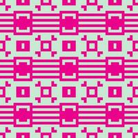 a pink and green geometric pattern vector