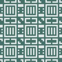 a green and white geometric pattern vector
