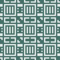 a green and white geometric pattern vector