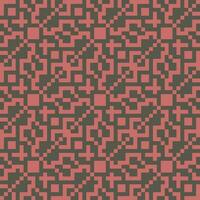 a pixel pattern in red and black vector