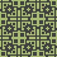 a green and black geometric pattern vector