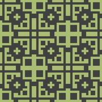 a green and black geometric pattern vector