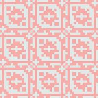 a pink and white pixel pattern vector