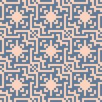 a pixelated pattern in blue and pink vector