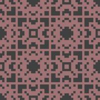 a pixel pattern in pink and black vector