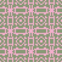 a pink and green pattern with squares vector