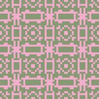 a pink and green pattern with squares vector