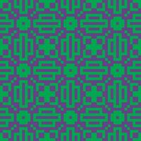 a green and purple geometric pattern vector