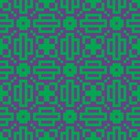 a green and purple geometric pattern vector