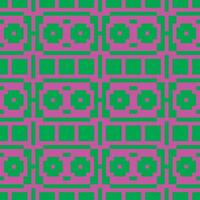 a green and purple pixel pattern vector