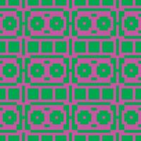 a green and purple pixel pattern vector