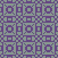 a pixel pattern in purple and green vector