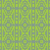 un verde y gris píxel modelo vector