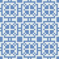 a blue and white pattern with squares vector