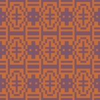 an orange and purple pattern with squares vector